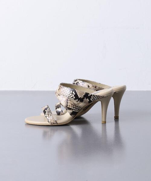 UNITED ARROWS（ユナイテッドアローズ）の「UBCC クロス ミュール サンダル◆（サンダル・レディース・ブラック/ベージュ・38/35/36/37/35h/36h/37h）」の6枚目の写真