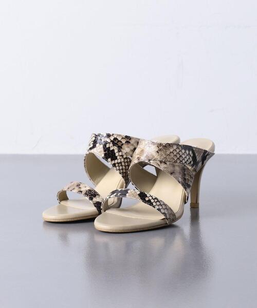 UNITED ARROWS（ユナイテッドアローズ）の「UBCC クロス ミュール サンダル◆（サンダル・レディース・ブラック/ベージュ・38/35/36/37/35h/36h/37h）」の11枚目の写真