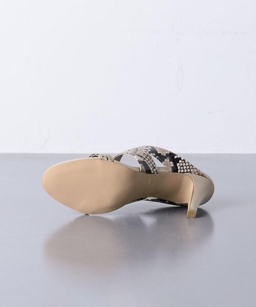 UNITED ARROWS（ユナイテッドアローズ）の「UBCC クロス ミュール サンダル◆（サンダル・レディース・ブラック/ベージュ・38/35/36/37/35h/36h/37h）」の4枚目の写真