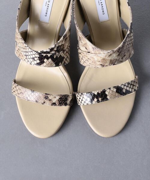 UNITED ARROWS（ユナイテッドアローズ）の「UBCC クロス ミュール サンダル◆（サンダル・レディース・ブラック/ベージュ・38/35/36/37/35h/36h/37h）」の9枚目の写真