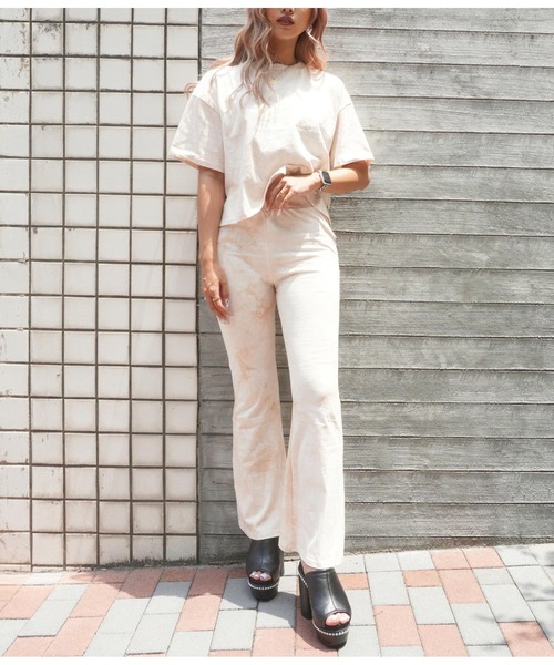 ANAP(アナップ)の「タイダイフレアパンツ(その他パンツ・レディース・オレンジ/ネイビー・FREE)」の18枚目の写真