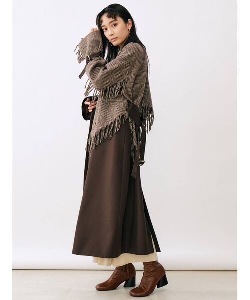 MURUA(ムルーア)の「コーデュロイタックマーメイドスカート(スカート・レディース・アイボリー/カーキ/その他1・1/2)」の5枚目の写真