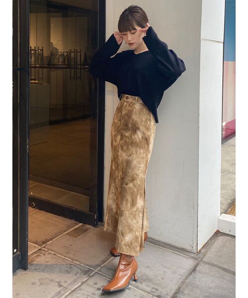 MURUA(ムルーア)の「コーデュロイタックマーメイドスカート(スカート・レディース・アイボリー/カーキ/その他1・1/2)」の13枚目の写真