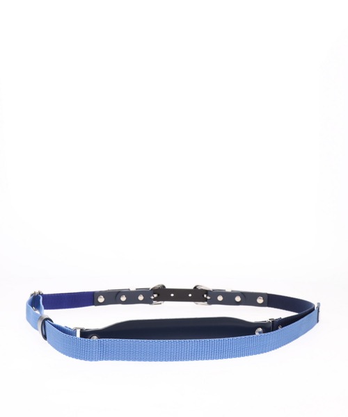 TOGA PULLA レザーナイロンテープベルト