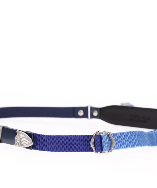 TOGA PULLA レザーナイロンテープベルト