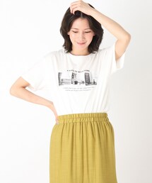 SHOO・LA・RUE | プリント半袖Tシャツ(Tシャツ/カットソー)