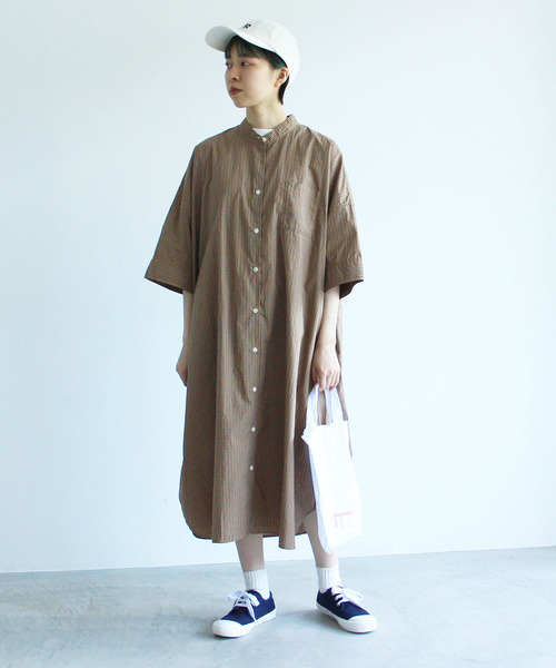 PAR ICI チェック柄ワンピース 2024 PAR ICI チェック柄ワンピース 2024