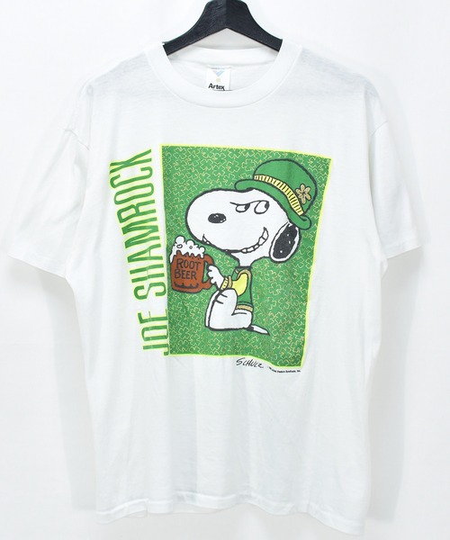 ヴィンテージ古着 80 S スヌーピー Snoopy Joe Shamrock プリント Tシャツ Usa製 Tシャツ カットソー Vintage ヴィンテージ のファッション通販 Zozotown