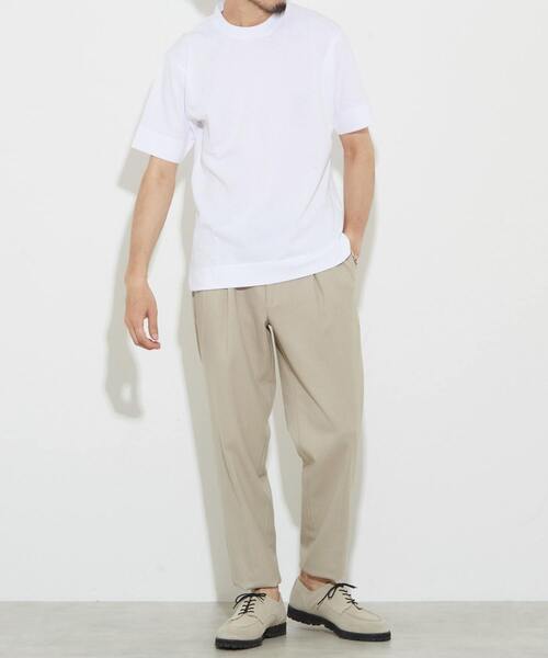 EYE. D WEARing（アイディウェアリング）の「EYE. D WEARing ディペンドアムンゼンクルーネックＴシャツ（Tシャツ/カットソー・メンズ・ホワイト/グレー/カーキ/ブルー・3/4）」の15枚目の写真