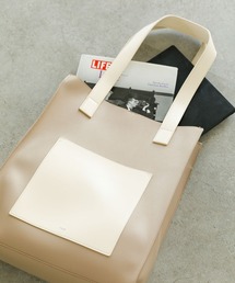 フロントポケットスクエアトート*