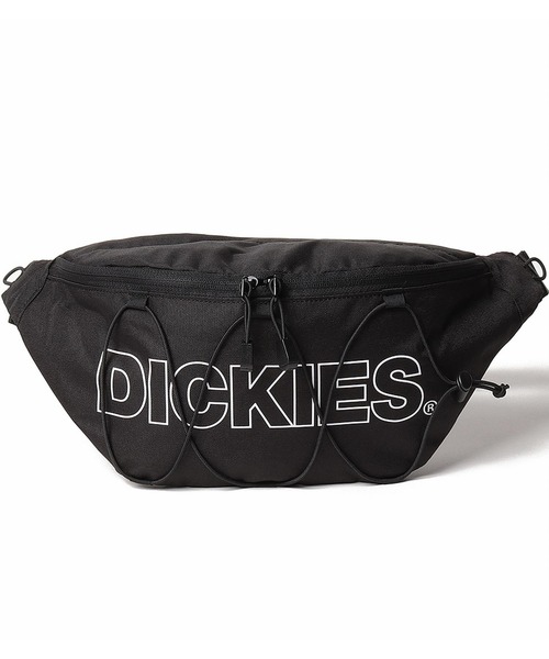 Dickies(ディッキーズ)の「Dickies OUTLINE LOGO HOLD WAISTBAG(ボディバッグ/ウエストポーチ・レディース・ブラック/ライトブラウン/ライトグレー・FREE)」の2枚目の写真
