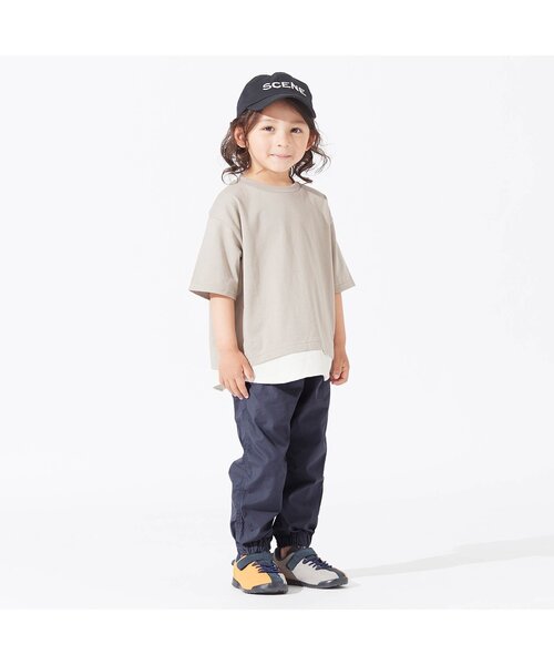 BREEZE(ブリーズ)の「ウエストコードイージーパンツ 10分丈(その他パンツ・キッズ・ブラック/ネイビー/カーキ/グリーン/ワインレッド/キャメル・90/100/110/120/130/140/150)」の10枚目の写真