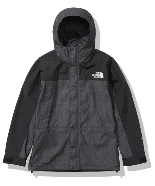 THE NORTH FACE マウンテンライトデニムジャケット　黒/グレー 色落ちを楽しむ。ノースフェイスのマウンテンライトデニム