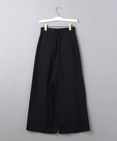 UNITED ARROWS(ユナイテッドアローズ)の「<UNITED ARROWS>C 2タック ワイドパンツ G(その他パンツ・レディース・ネイビー/オフホワイト・36/40/38)」の10枚目の写真