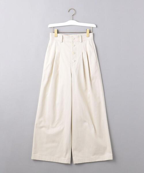 UNITED ARROWS(ユナイテッドアローズ)の「<UNITED ARROWS>C 2タック ワイドパンツ G(その他パンツ・レディース・ネイビー/オフホワイト・36/40/38)」の20枚目の写真