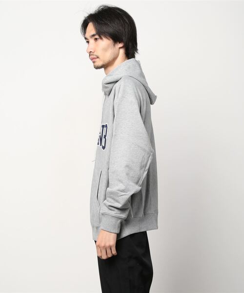 MAGIC NUMBER(マジック ナンバー)の「【MAGIC NUMBER】MGNB COLLEGE HOOD SWEAT(パーカー・メンズ・ヘザーグレー/杢グレー/グレー系その他/グレー×ホワイト・MEDIUM/LARGE/X-LARGE)」の5枚目の写真