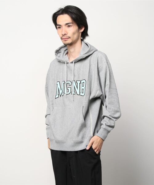 MAGIC NUMBER(マジック ナンバー)の「【MAGIC NUMBER】MGNB COLLEGE HOOD SWEAT(パーカー・メンズ・ヘザーグレー/杢グレー/グレー系その他/グレー×ホワイト・MEDIUM/LARGE/X-LARGE)」の14枚目の写真
