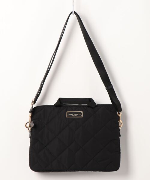 MARC JACOBS キルティングノートPCケース ブラック Amazon.co.jp: [マークジェイコブス] バッグ キルティング 2WAY