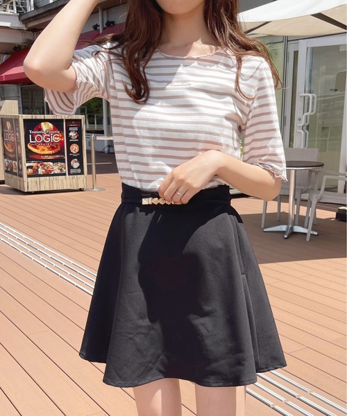 apres jour（アプレジュール）の「アソートミニフレアースカート【ZOZOTOWN限定アイテム】（スカート・レディース・ベージュ/ブラウン系その他/ブラック・フリー/X-LARGE）」の6枚目の写真