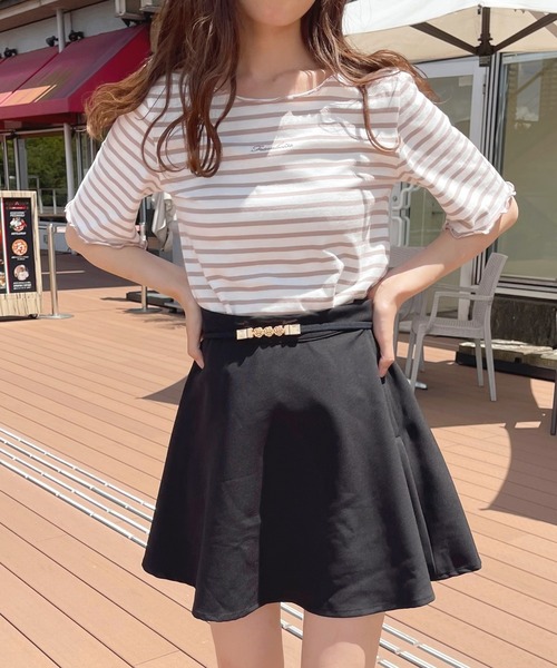 apres jour（アプレジュール）の「アソートミニフレアースカート【ZOZOTOWN限定アイテム】（スカート・レディース・ベージュ/ブラウン系その他/ブラック・フリー/X-LARGE）」の7枚目の写真