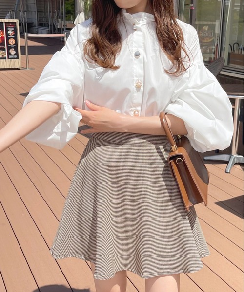 apres jour（アプレジュール）の「アソートミニフレアースカート【ZOZOTOWN限定アイテム】（スカート・レディース・ベージュ/ブラウン系その他/ブラック・フリー/X-LARGE）」の13枚目の写真