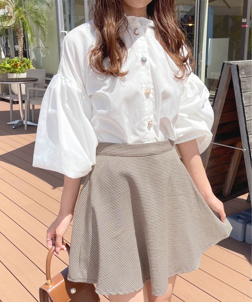 apres jour（アプレジュール）の「アソートミニフレアースカート【ZOZOTOWN限定アイテム】（スカート・レディース・ベージュ/ブラウン系その他/ブラック・フリー/X-LARGE）」の14枚目の写真