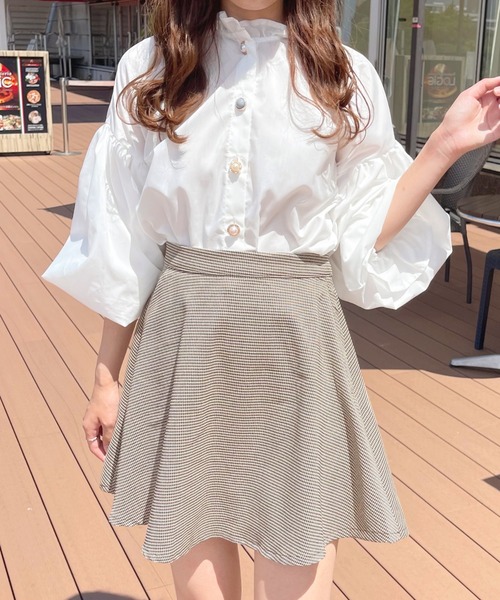 apres jour（アプレジュール）の「アソートミニフレアースカート【ZOZOTOWN限定アイテム】（スカート・レディース・ベージュ/ブラウン系その他/ブラック・フリー/X-LARGE）」の15枚目の写真