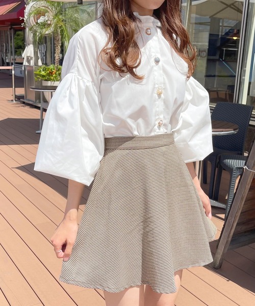 apres jour（アプレジュール）の「アソートミニフレアースカート【ZOZOTOWN限定アイテム】（スカート・レディース・ベージュ/ブラウン系その他/ブラック・フリー/X-LARGE）」の16枚目の写真