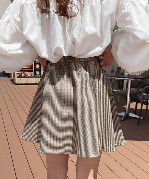 apres jour（アプレジュール）の「アソートミニフレアースカート【ZOZOTOWN限定アイテム】（スカート・レディース・ベージュ/ブラウン系その他/ブラック・フリー/X-LARGE）」の18枚目の写真