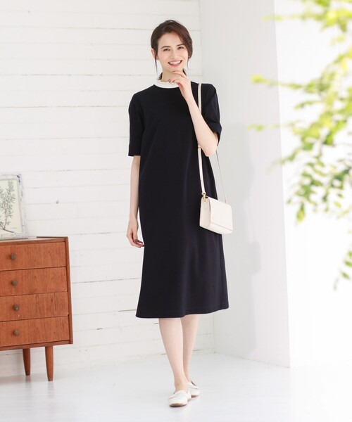 MACKINTOSH PHILOSOPHY（ﾏｯｷﾝﾄｯｼｭ ﾌｨﾛｿﾌｨｰ）の「スマホポシェット（ショルダーバッグ・レディース・ブラック/イエロー/ホワイト系その他/ダークネイビー・FREE）」の9枚目の写真
