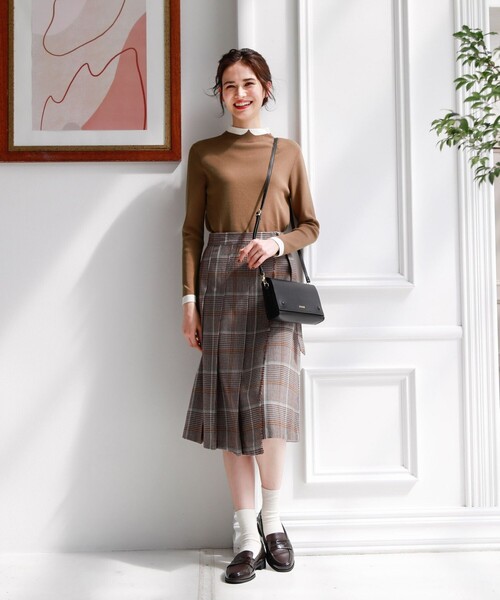 MACKINTOSH PHILOSOPHY（ﾏｯｷﾝﾄｯｼｭ ﾌｨﾛｿﾌｨｰ）の「スマホポシェット（ショルダーバッグ・レディース・ブラック/イエロー/ホワイト系その他/ダークネイビー・FREE）」の14枚目の写真