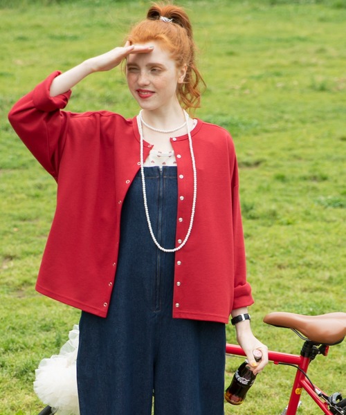 セール】リングスナップカーディガン（カーディガン/ボレロ