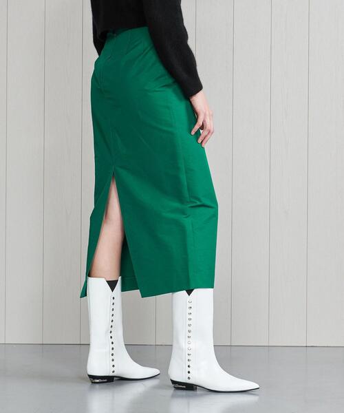 BEAUTY&YOUTH UNITED ARROWS（ビューティーアンドユースユナイテッドアローズ）の「＜H＞CROSS OVER LONG SKIRT/スカート（スカート・レディース・ブラック/ケリー・S/M）」の10枚目の写真