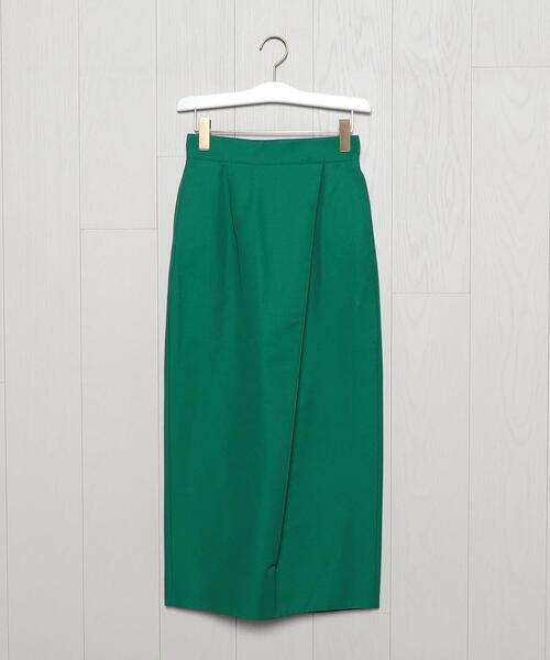 BEAUTY&YOUTH UNITED ARROWS（ビューティーアンドユースユナイテッドアローズ）の「＜H＞CROSS OVER LONG SKIRT/スカート（スカート・レディース・ブラック/ケリー・S/M）」の3枚目の写真