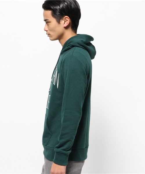 WEGO（ウィゴー）の「WEGO/ペンシルカレッジロゴプルパーカー（パーカー・メンズ・ダークグリーン/ネイビー・LARGE/MEDIUM）」の4枚目の写真