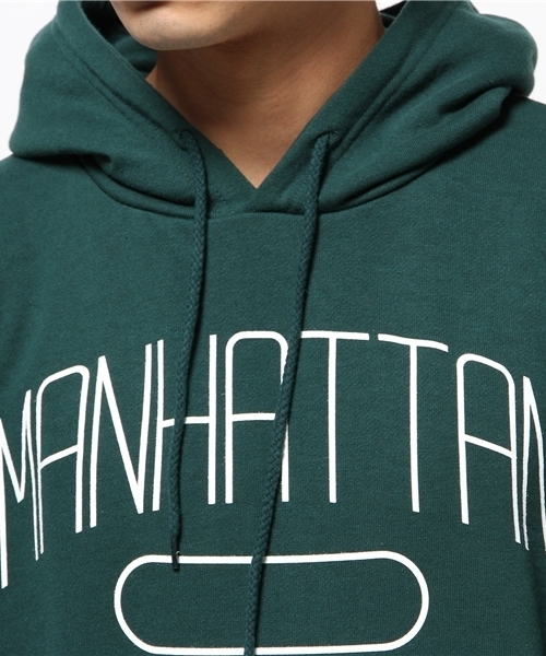 WEGO（ウィゴー）の「WEGO/ペンシルカレッジロゴプルパーカー（パーカー・メンズ・ダークグリーン/ネイビー・LARGE/MEDIUM）」の6枚目の写真