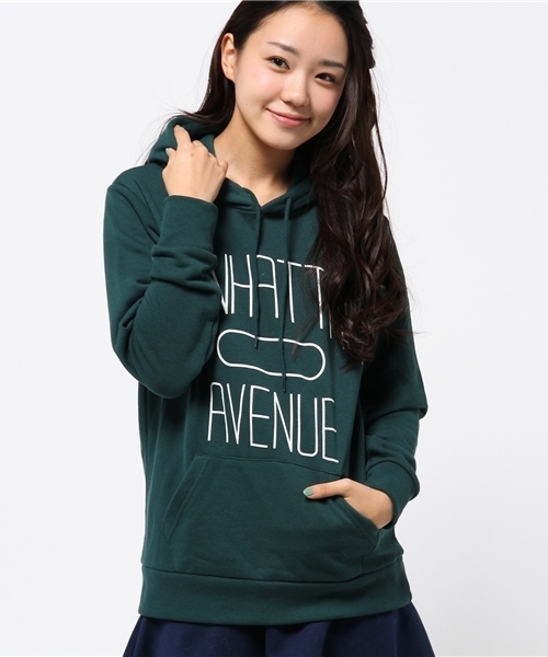 WEGO（ウィゴー）の「WEGO/ペンシルカレッジロゴプルパーカー（パーカー・メンズ・ダークグリーン/ネイビー・LARGE/MEDIUM）」の13枚目の写真