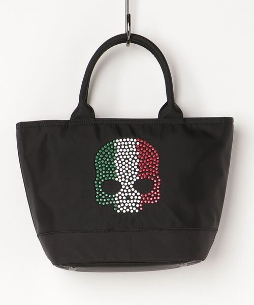 HYDROGEN（ハイドロゲン）の「《HYDROGEN/ハイドロゲン》スカルスタッズ　ミニトートバッグ/MINI TOTE BAG（トートバッグ・メンズ・グレー系その他/ブラック系その他・FREE）」の2枚目の写真