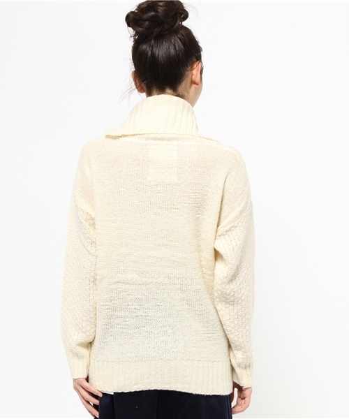 Every very nice claup（エブリィベリーナイスクラップ）の「つぶつぶ付オフタートル（ニット/セーター・レディース・アイボリー/ボルドー/ブルー系その他/ネイビー・FREE）」の11枚目の写真