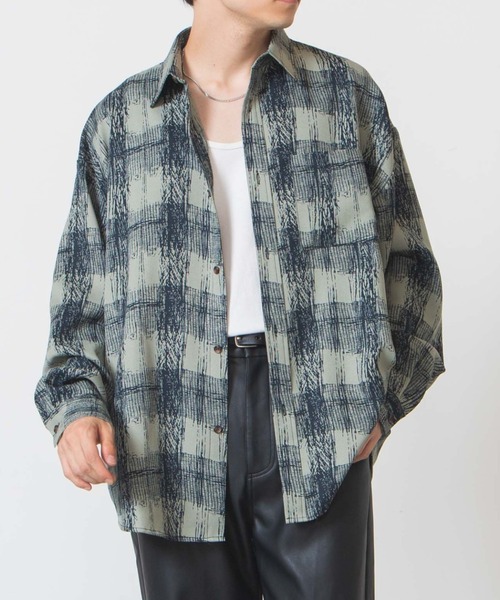 WEGO(ウィゴー)の「WEGO/総柄ビックシルエットシャツ(シャツ/ブラウス・メンズ・その他1/その他2・MEDIUM/LARGE)」の1枚目の写真
