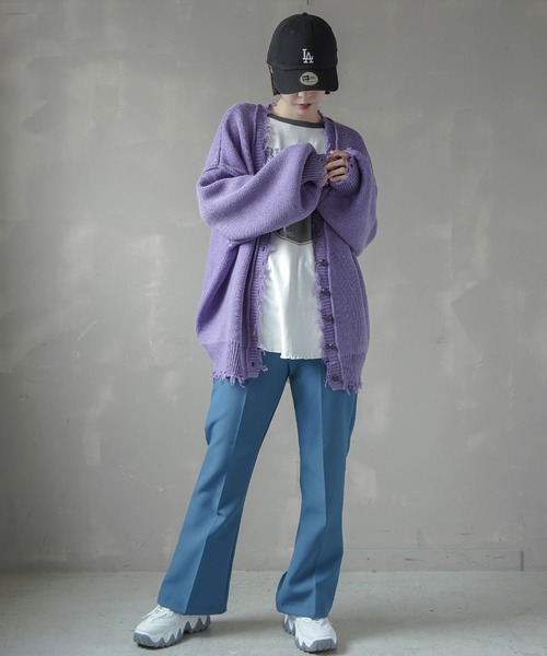 NEW ERA（ニューエラ）の「【NEW ERA / ニューエラ】べーズボールLAロゴキャップ（キャップ・レディース・ブラック/ブルー・ONESIZE）」の9枚目の写真