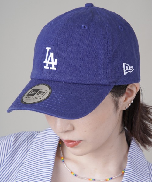 NEW ERA（ニューエラ）の「【NEW ERA / ニューエラ】べーズボールLAロゴキャップ（キャップ・レディース・ブラック/ブルー・ONESIZE）」の5枚目の写真