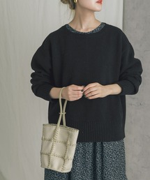 URBAN RESEARCH ROSSO | 【一部WEB限定カラー】エクストラファインバックスリットニット(ニット/セーター)