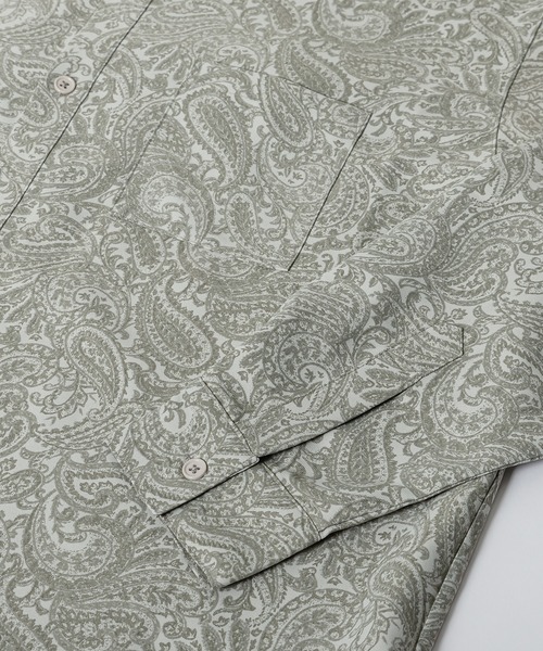 kutir（クティール）の「ペイズリーオーバーシャツ（セットアップ着用可）（シャツ/ブラウス・メンズ・ブラック/オフホワイト/ダークブルー・MEDIUM/LARGE）」の14枚目の写真