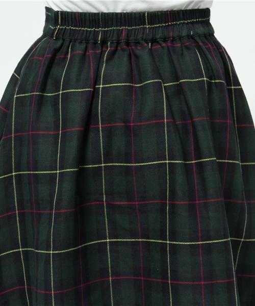 WEGO（ウィゴー）の「WEGO/総柄ミディ丈タックスカート（スカート・レディース・グリーン系その他/ブルー/ブルー系その他・FREE）」の8枚目の写真