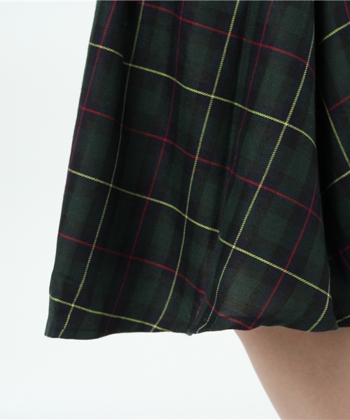 WEGO（ウィゴー）の「WEGO/総柄ミディ丈タックスカート（スカート・レディース・グリーン系その他/ブルー/ブルー系その他・FREE）」の9枚目の写真