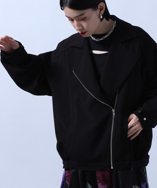 HARE(ハレ)の「キリカエライダース(HARE)(ライダースジャケット・レディース・ブラック/ベージュ・FREE)」の11枚目の写真