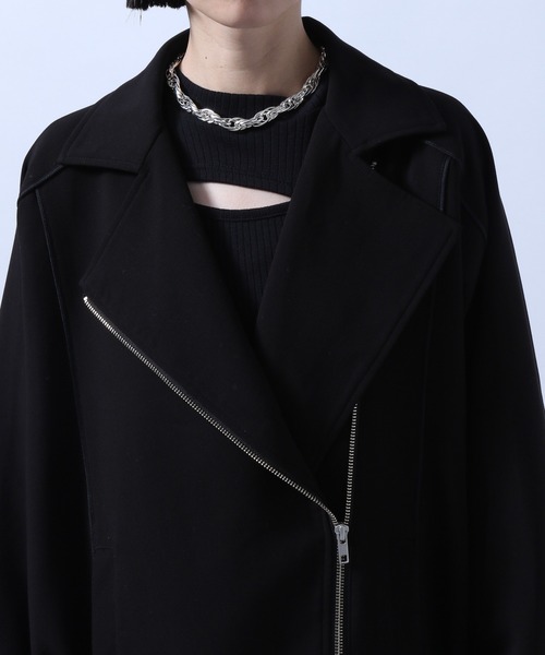 HARE(ハレ)の「キリカエライダース(HARE)(ライダースジャケット・レディース・ブラック/ベージュ・FREE)」の22枚目の写真