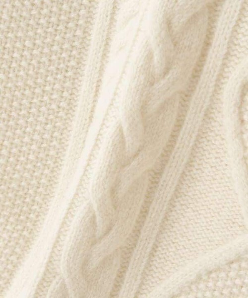 N.（N. Natural Beauty Basic）（エヌエヌナチュラルビューティーベーシック）の「◆ハミルトン　プルオーバーニット（ニット/セーター・レディース・ベージュ/スミクロ/レッド/オフホワイト/グリーン・MEDIUM）」の22枚目の写真