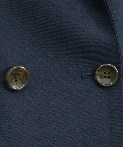 TOKYO SHIRTS（トウキョウシャツ）の「テーラードジャケット（販売停止中）（テーラードジャケット・レディース・ネイビー/モカ・M/L）」の13枚目の写真
